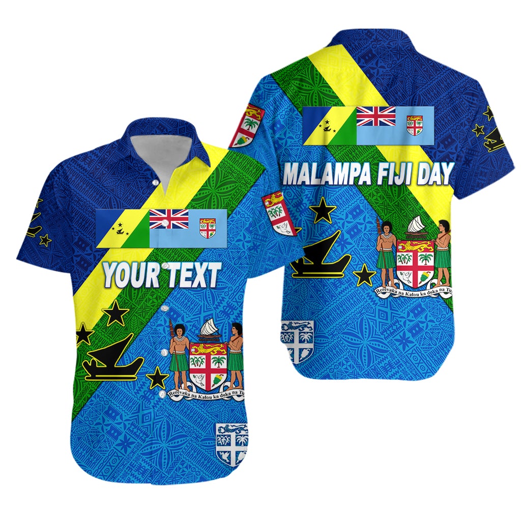 (Custom Personalised) Vanuatu Malampa And Fiji Day Hawaiian Shirt October 10 LT8 - Wonder Print Shop