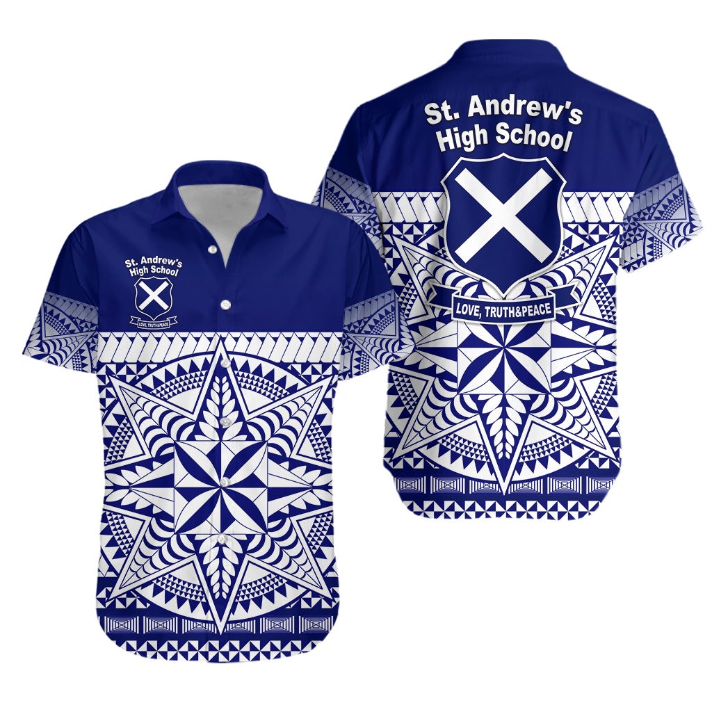 St. andrew's High School Hawaiian Shirt Simplified Version LT8 - Wonder Print Shop