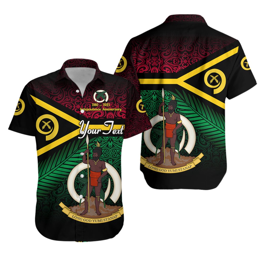 (Custom Personalised) Vanuatu Special Independence Anniversary Hawaiian Shirt Original Flag Style LT8 - Wonder Print Shop