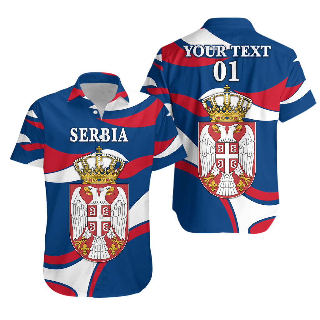 (Custom Personalised) Serbia Hawaiian Shirt Sporty Style LT8 - Wonder Print Shop