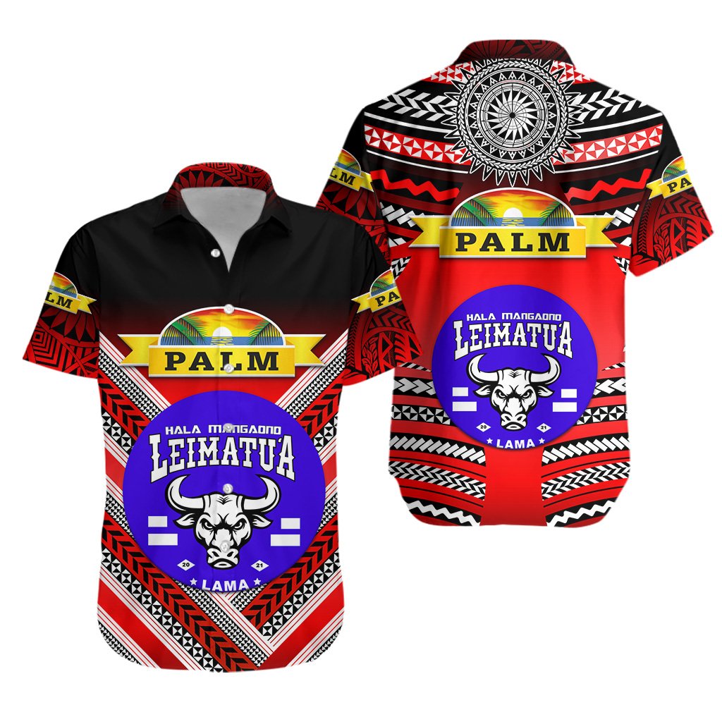 Mate Ma'a Tonga Hawaiian Shirt Leimatu'a Bulls Creative Style Red NO.1 LT8 - Wonder Print Shop