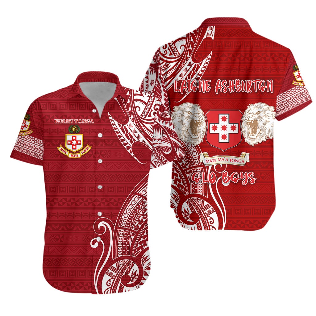 Kolisi Tonga Mate Ma'a Tonga Hawaiian Shirt Laione Ashburton Old Boys LT8 - Wonder Print Shop