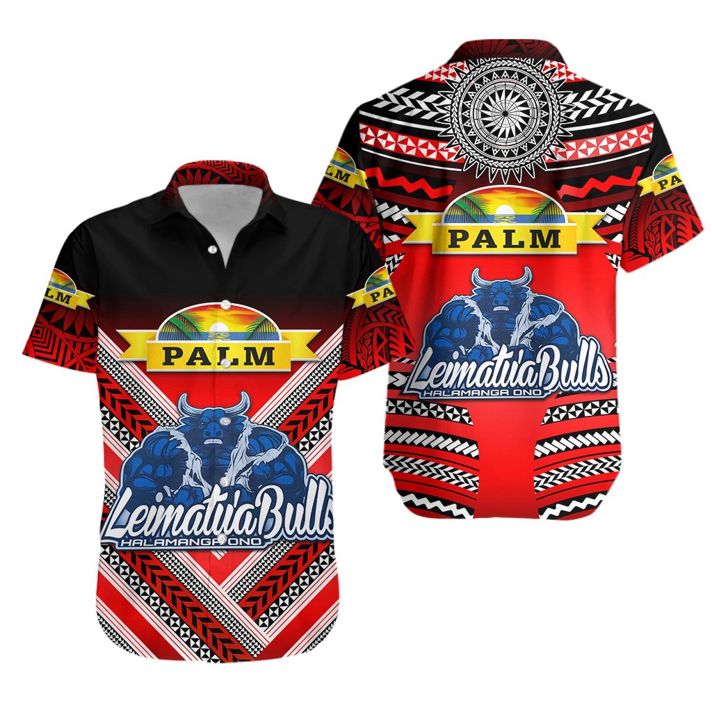 Mate Ma'a Tonga Hawaiian Shirt Leimatu'a Bulls Creative Style Red LT8 - Wonder Print Shop