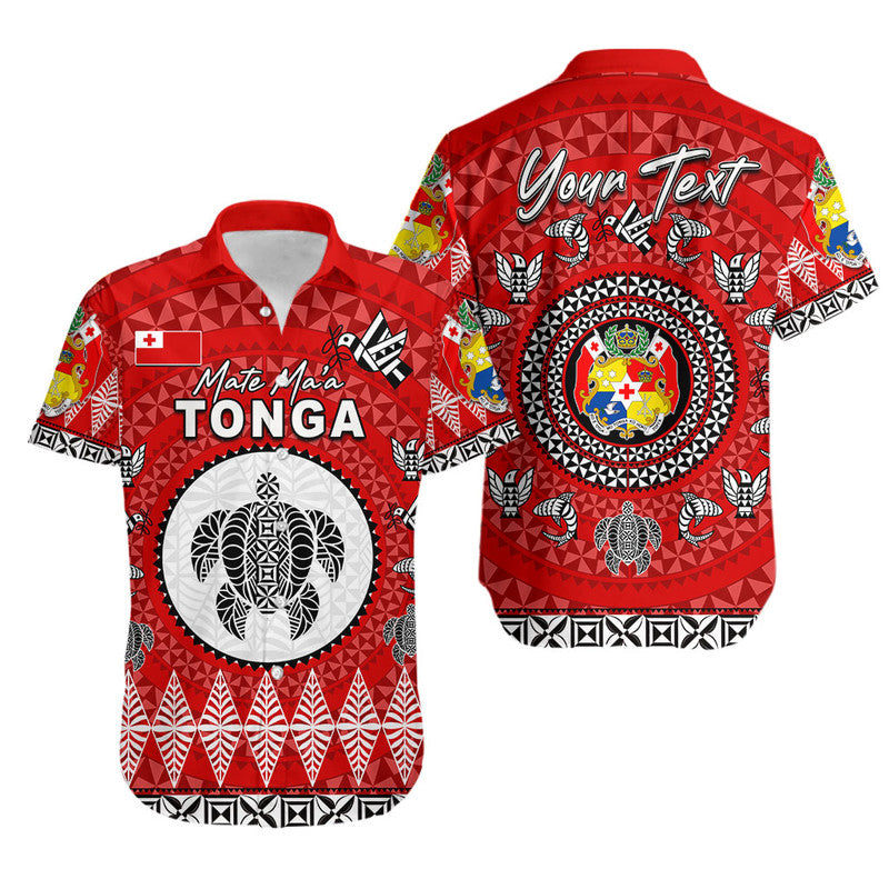 Custom Personalised Mate Ma'a Tonga Ngatu Fonu Rugby Hawaiian Shirt LT6 - Wonder Print Shop