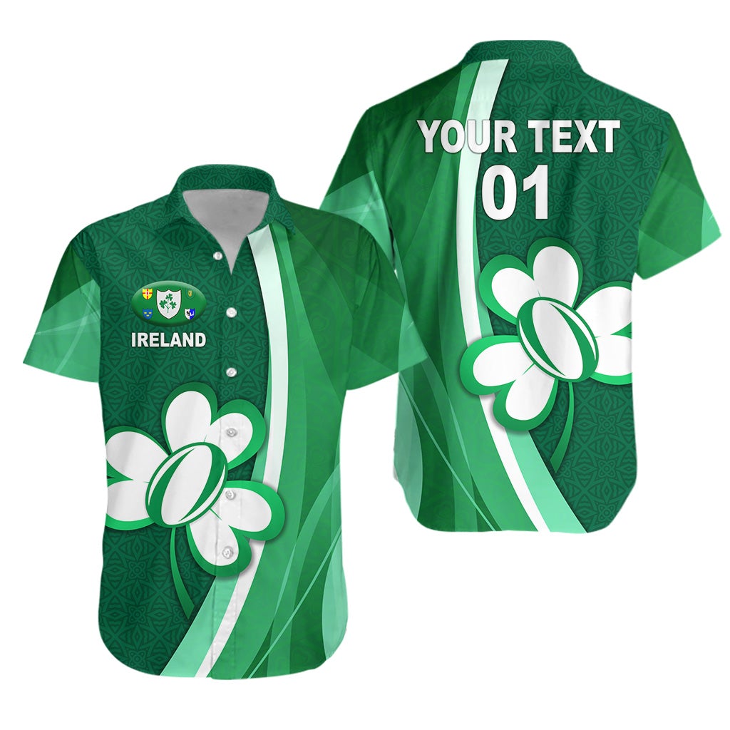 custom-personalised-ireland-rugby-hawaiian-shirt-irish-shamrock-simple-style