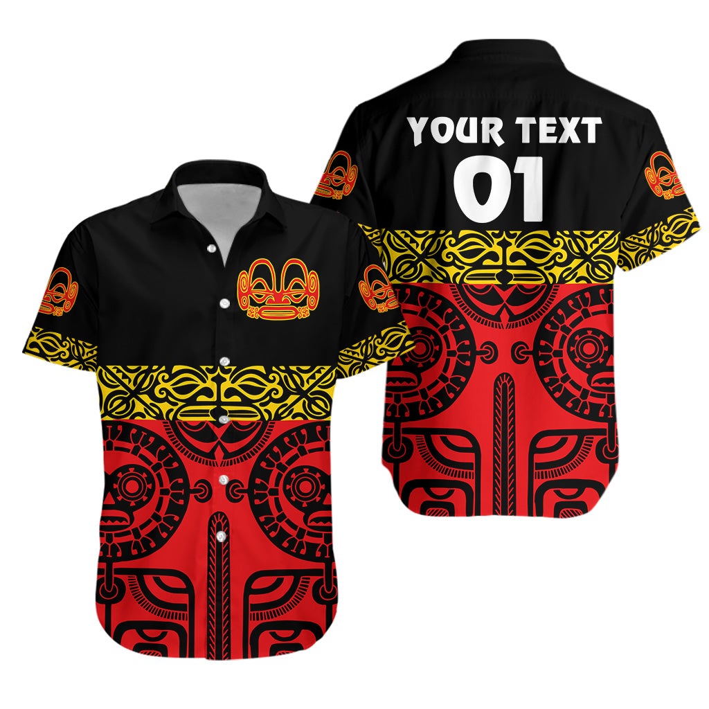 (Custom Personalised) Marquesas Islands Hawaiian Shirt Marquesan Tattoo Special Style - Red LT8 - Wonder Print Shop