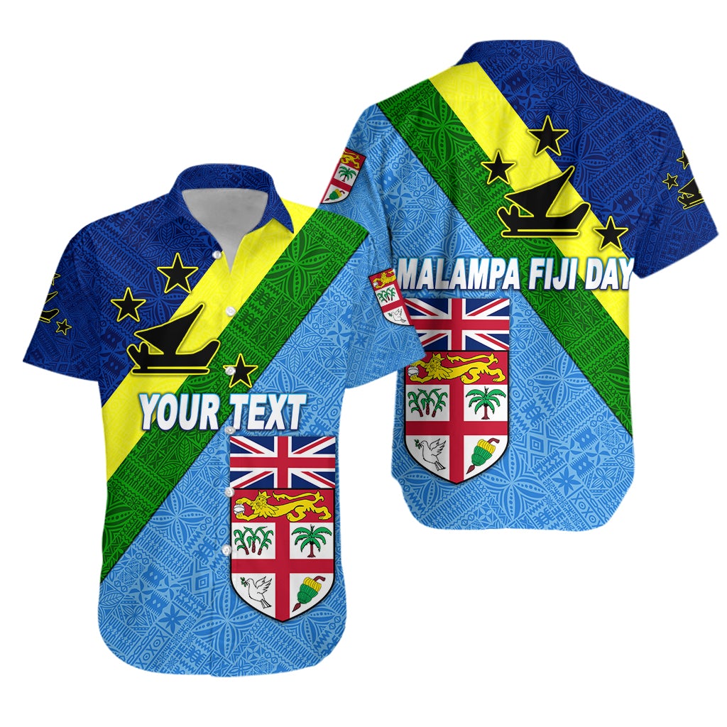 (Custom Personalised) Vanuatu Malampa And Fiji Day Hawaiian Shirt Simple Style LT8 - Wonder Print Shop