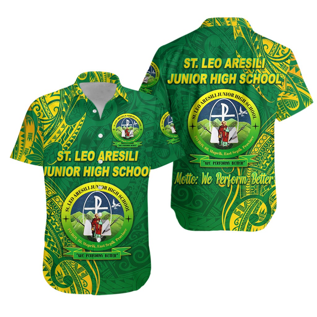 St. Leo Aresili Junior High School Hawaiian Shirt Original Style LT8 - Wonder Print Shop