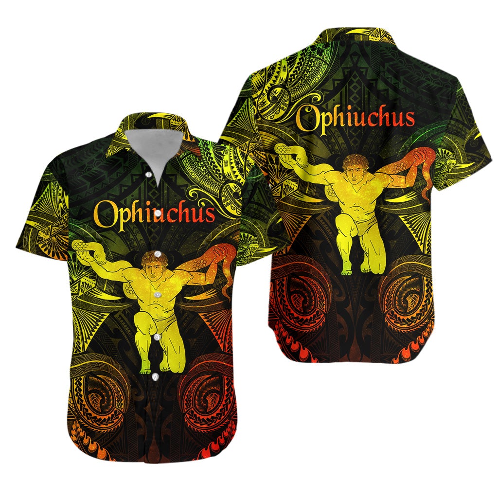 Ophiuchus Zodiac Polynesian Hawaiian Shirt Unique Style Reggae LT8 - Wonder Print Shop