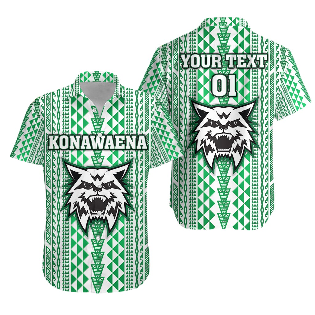 (Custom Personalised) Hawaii Konawaena Wildcats School Hawaiian Shirt Simple Style LT8 - Wonder Print Shop