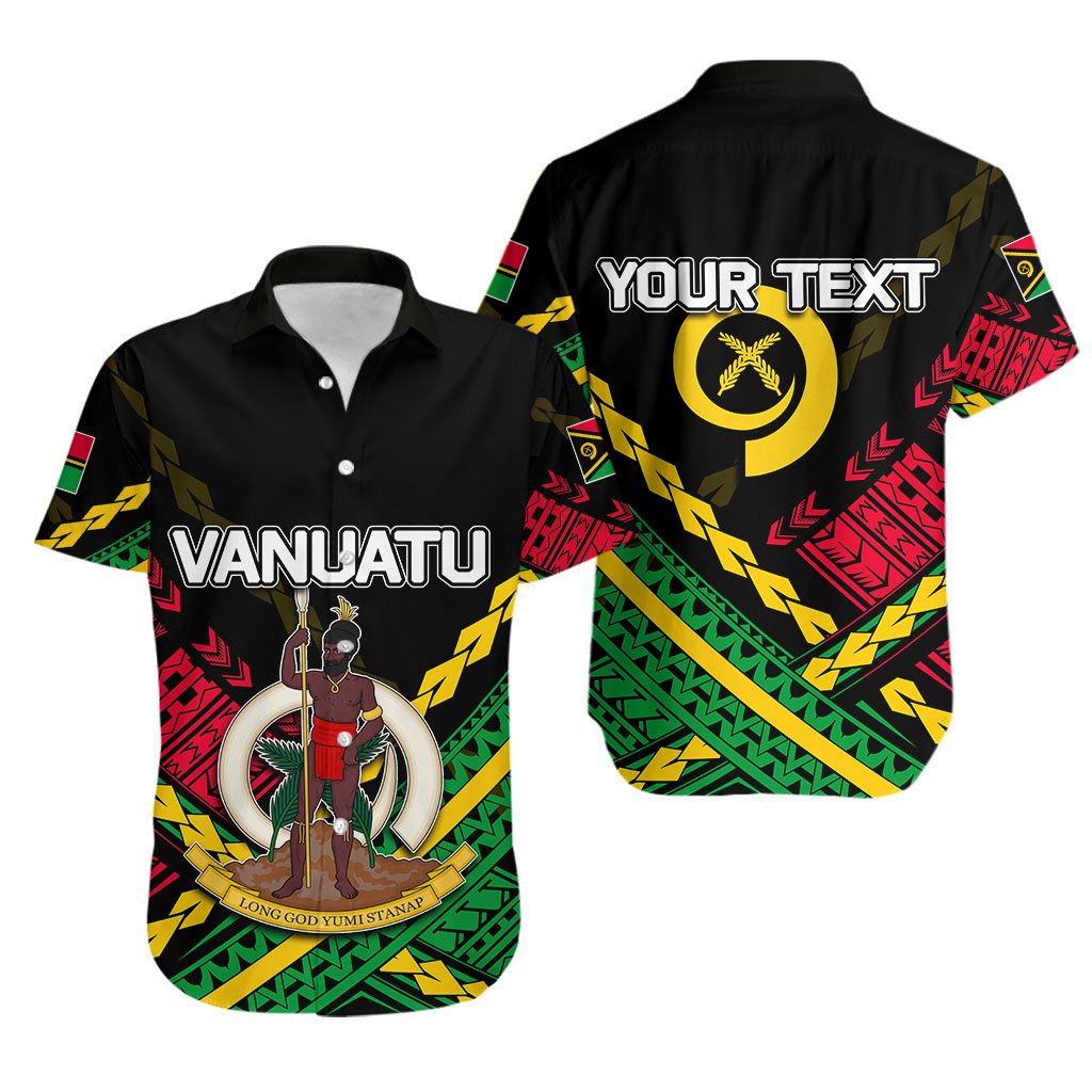 (Custom Personalised) Vanuatu Hawaiian Shirt Polynesian Style No.2 LT6 - Wonder Print Shop