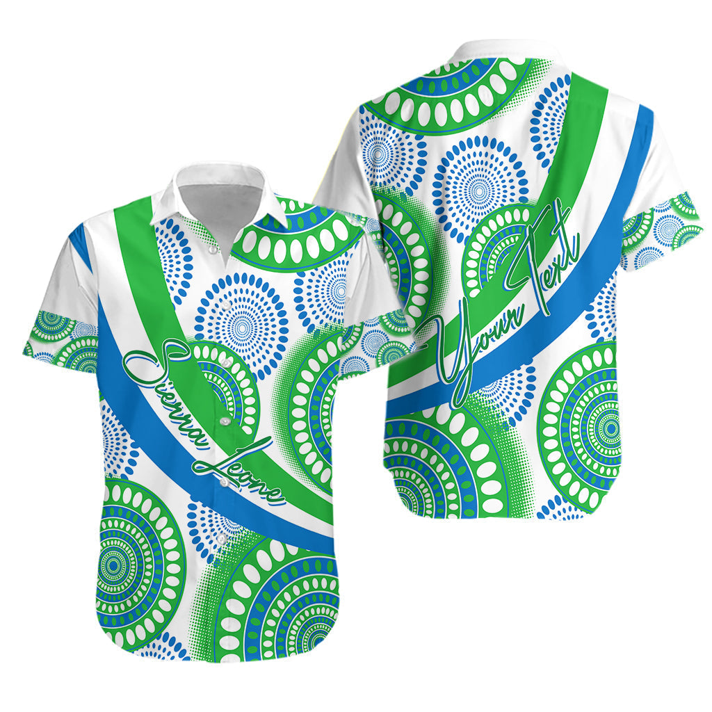 Sierra Leone Personalised Hawaiian Shirt Ankara Style - Wonder Print Shop