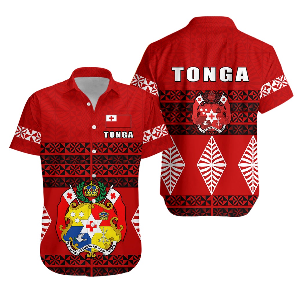 Tonga Hawaiian Shirt Tongan Pattern LT13 - Wonder Print Shop