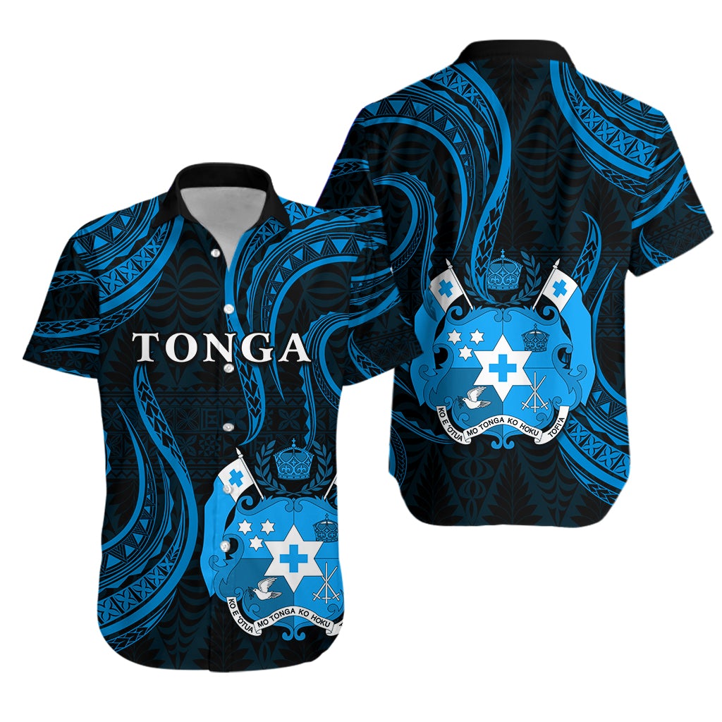 Tonga Pattern Hawaiian Shirt Always Proud Version Blue LT13 - Wonder Print Shop