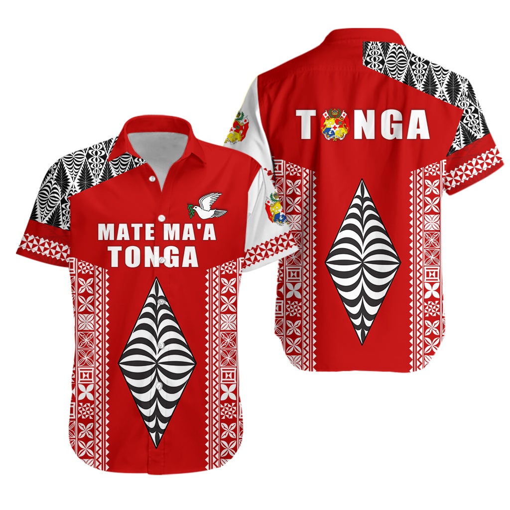 Tonga Rugby Hawaiian Shirt Mate Ma'a Tonga LT13 - Wonder Print Shop