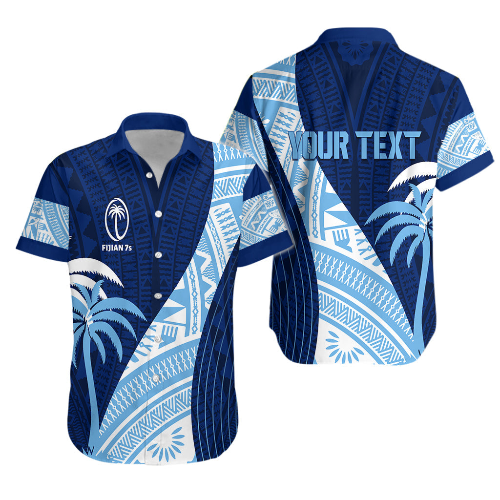 Personalised Fiji Rugby Sevens Hawaiian Shirt Kaiviti Kesakesa - Wonder Print Shop