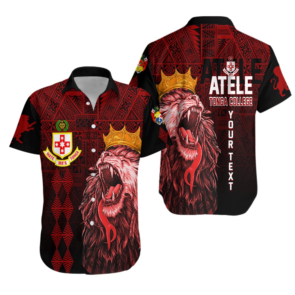 (Custom Personalize) Kolisi Tonga 'Atele Old Boys Hawaiian Shirt Red Lions - Wonder Print Shop