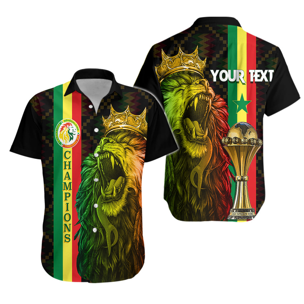 Senegal Football Champion Personalised Hawaiian Shirt History Makers - Wonder Print Shop