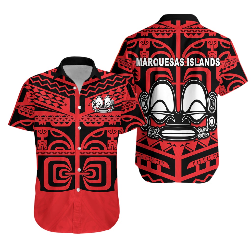 Marquesas Islands Hawaiian Shirt - Marquesas Tattoo LT13 - Wonder Print Shop