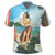 Hawaiian Hibiscus Aloha Hula Girl Dance On The Beach Polo Shirt - Wonder Print Shop