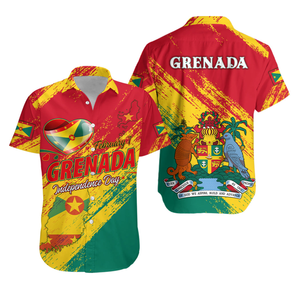 Grenada Happy Independence Day Hawaiian Shirt - LT2 - Wonder Print Shop