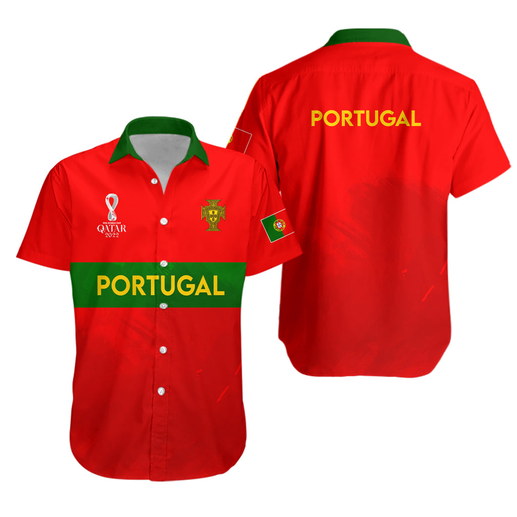 Portugal Football World Cup 2022 Hawaiian Shirt - LT2 - Wonder Print Shop