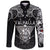 Viking Long Sleeve Button Shirt Warrior Valhalla and Double Dragon RLT12 - Wonder Print Shop