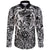 Viking Long Sleeve Button Shirt Valknut and Dragon Tattoo RLT12 - Wonder Print Shop