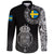 Viking Long Sleeve Button Shirt Sweden Coat Of Arms RLT12 - Wonder Print Shop