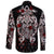 (Custom) Viking Tyr Tattoo Blood Long Sleeve Button Shirt RLT12 - Wonder Print Shop