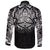 Viking Long Sleeve Button Shirt Dragon Celtic RLT12 - Wonder Print Shop