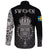 Viking Long Sleeve Button Shirt Sweden Coat Of Arms RLT12 - Wonder Print Shop