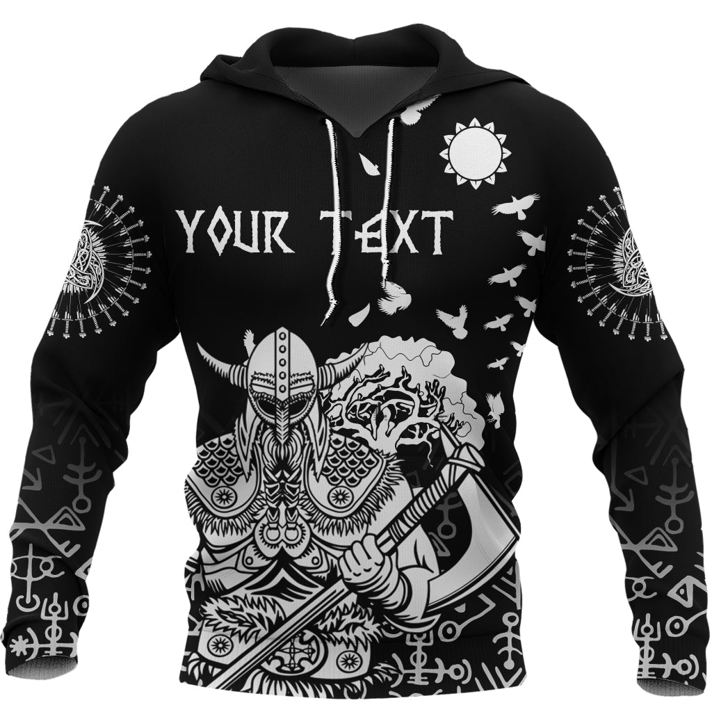 Custom Viking Warrior Hoodie Celtic Tree A21 RLT12 - Wonder Print Shop