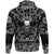 Viking Hoodie Head Two Battle Axes and Sword with Bandana Paisley Style RLT12 - Wonder Print Shop