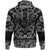 Viking Hoodie Heraldic Shield With Werewolf and Rune Wolfsangel with Bandana Paisley Style RLT12 - Wonder Print Shop