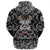 Viking Hoodie Hero with Bandana Paisley Style RLT12 - Wonder Print Shop