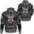 Viking Hoodie Hero with Bandana Paisley Style RLT12 - Wonder Print Shop