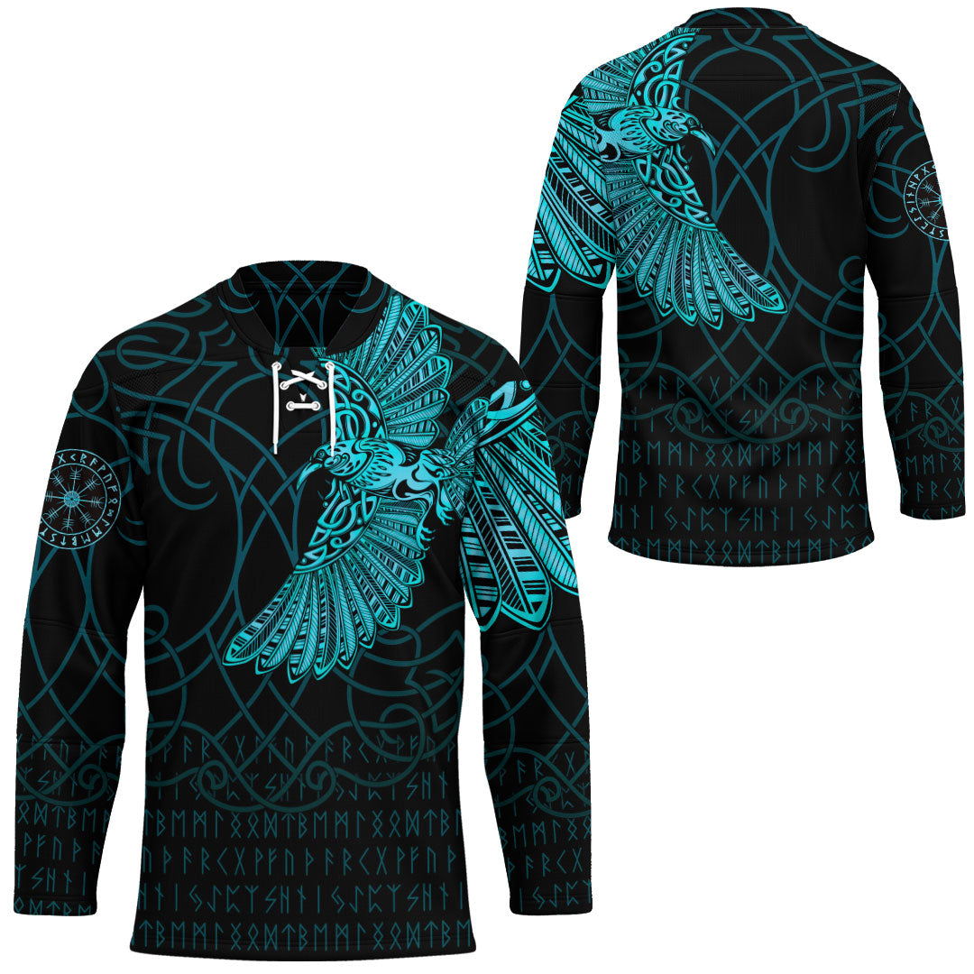 viking-clothing-viking-odins-celtic-ravens-cyan-version-hockey-jersey