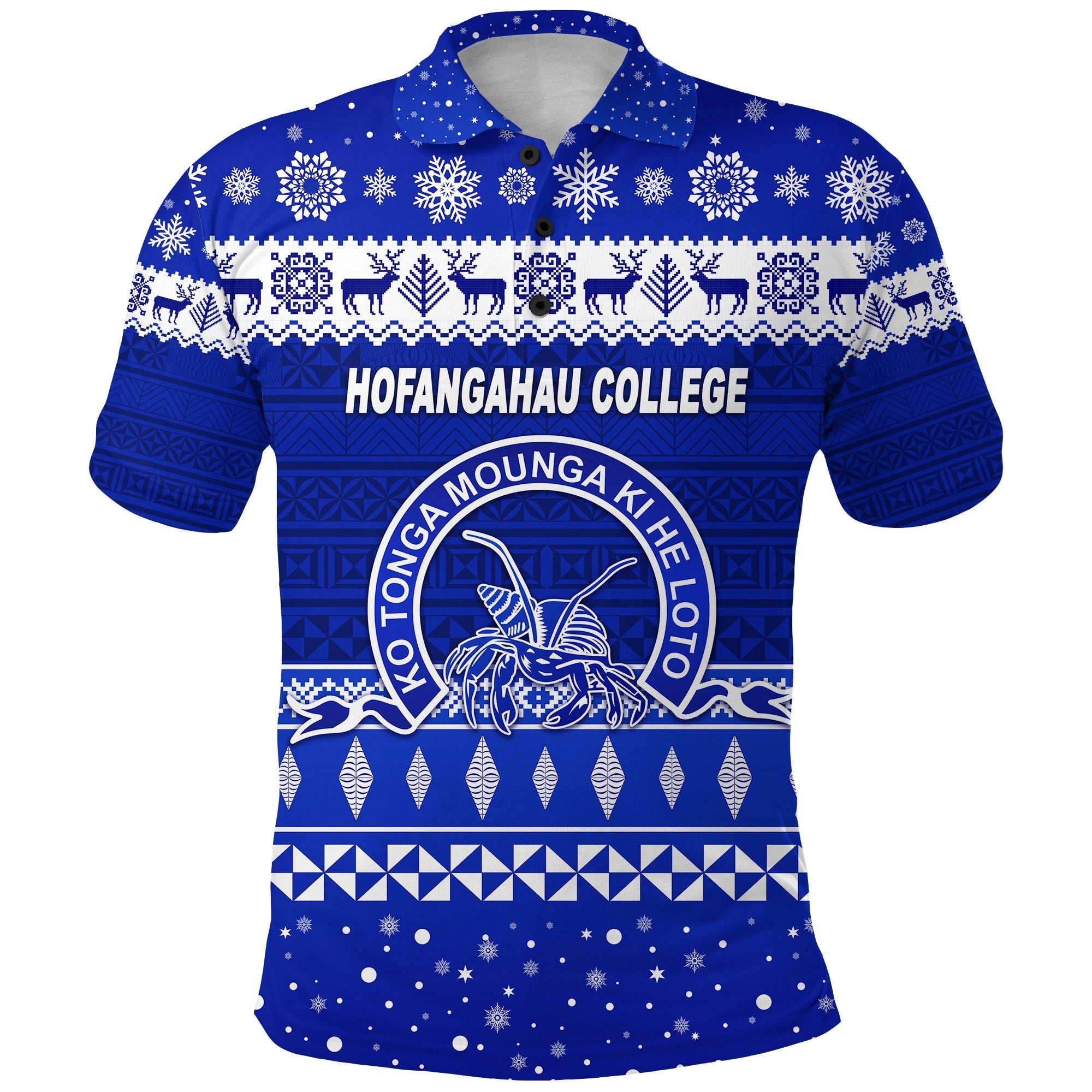 Hofangahau College Polo Shirt Christmas Simple Style LT8 - Wonder Print Shop