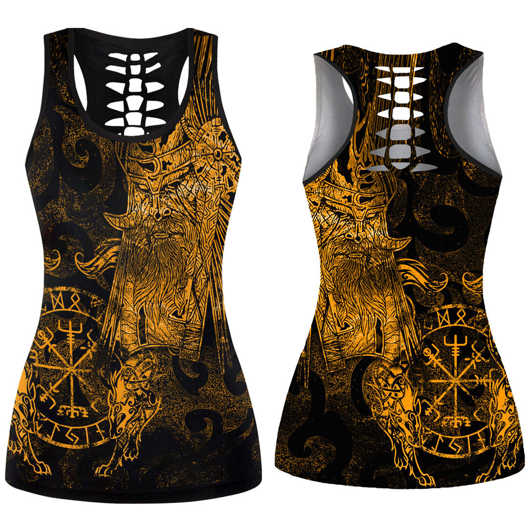 viking-clothing-viking-odin-tattoo-gold-version-hollow-tank-top