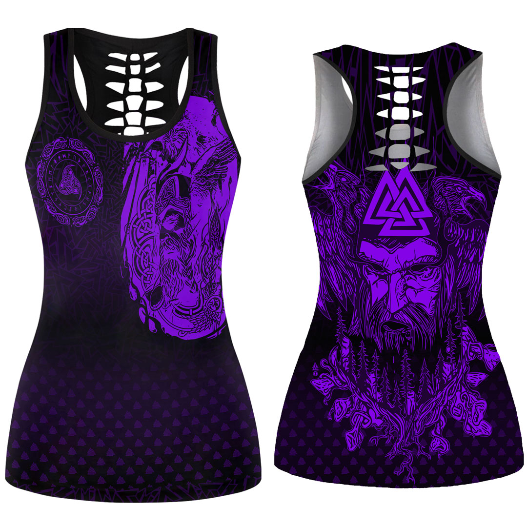 viking-clothing-viking-odin-raven-tattoo-style-purple-version-hollow-tank-top