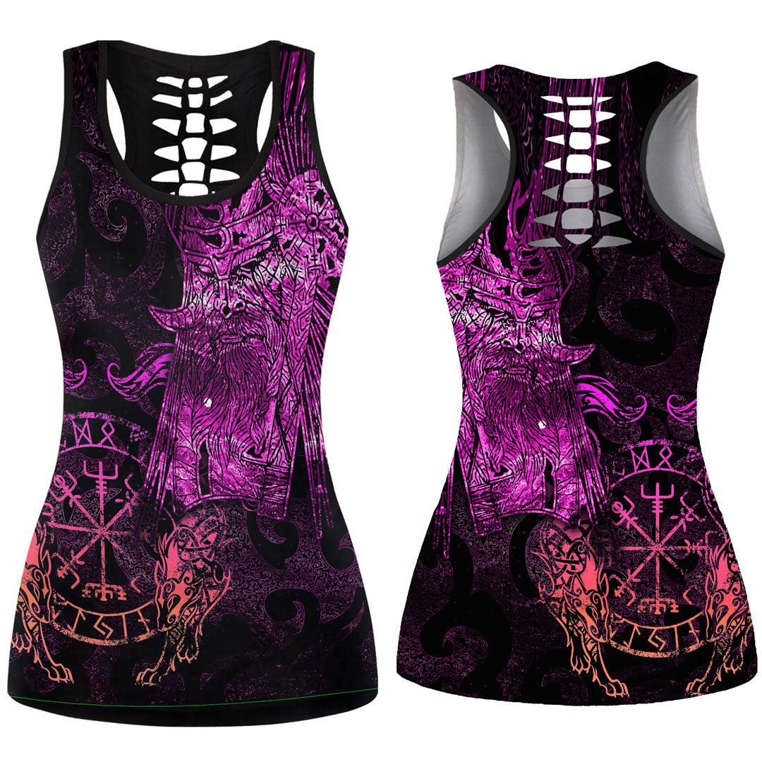 viking-clothing-viking-odin-tattoo-pink-version-hollow-tank-top