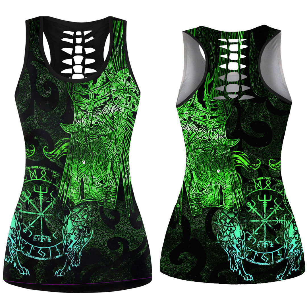 viking-clothing-viking-odin-tattoo-green-version-hollow-tank-top