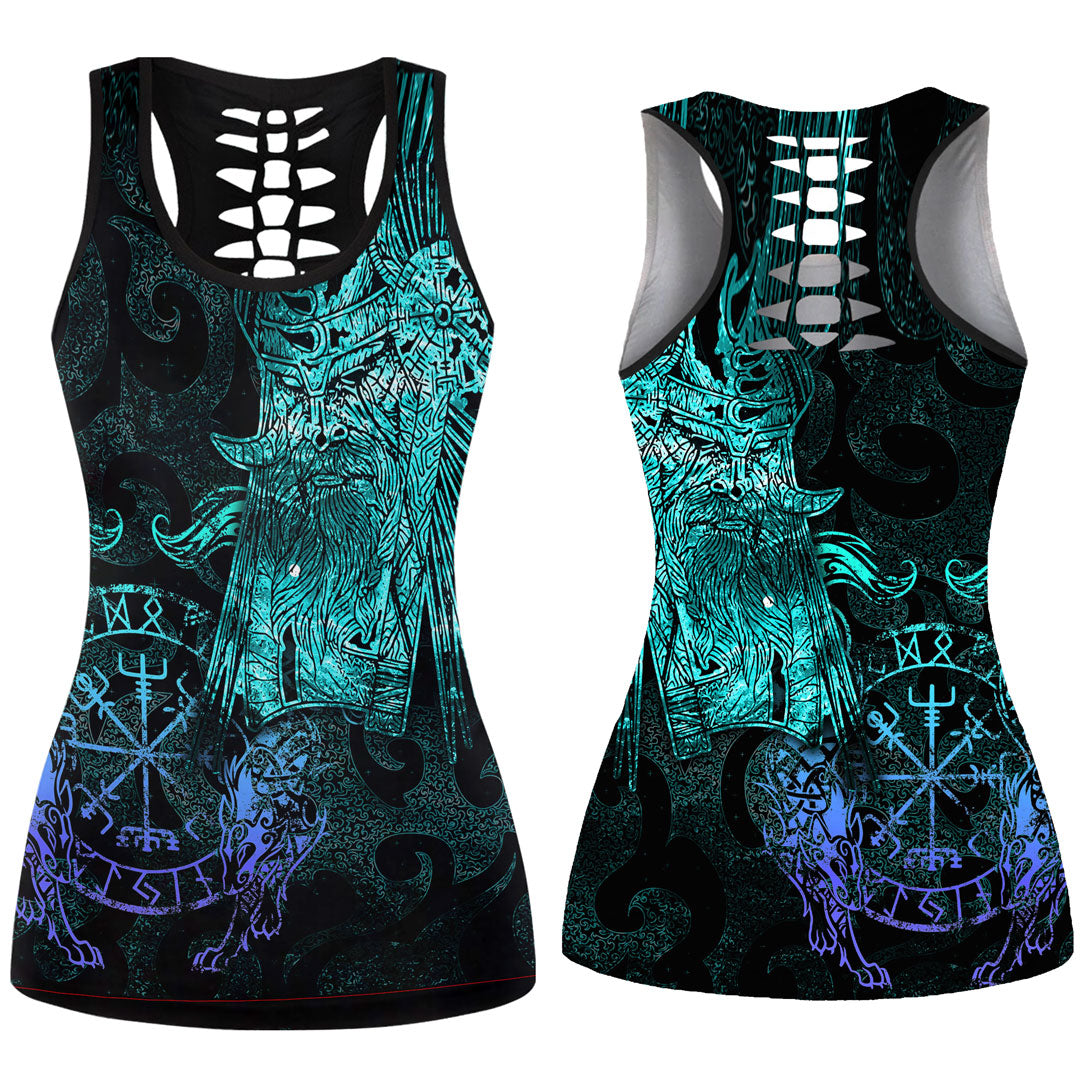 viking-clothing-viking-odin-tattoo-cyan-version-hollow-tank-top