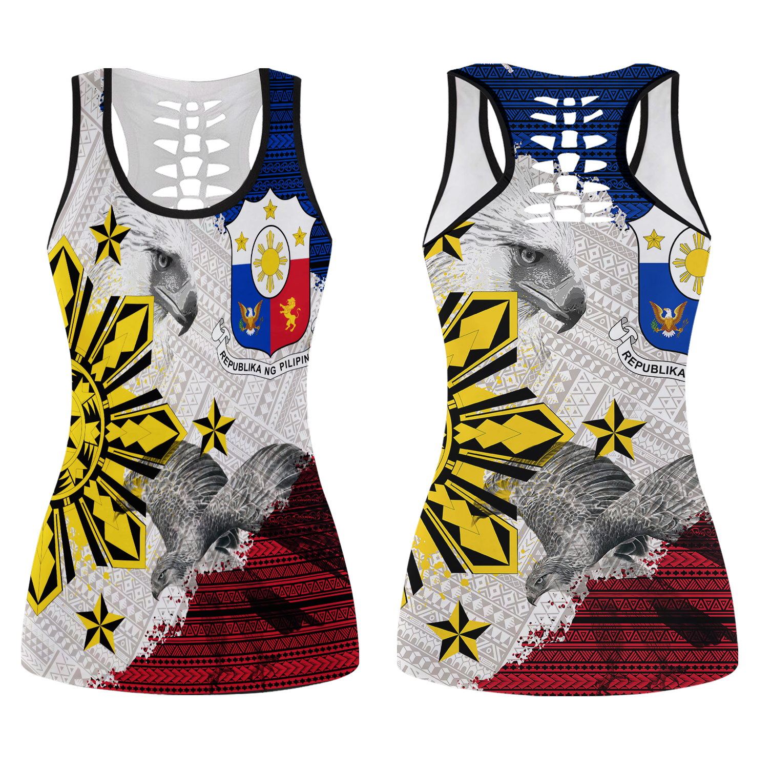 philippines-filipino-tribal-ealge-hollow-tank-top