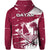 Qatar Football WC 2022 Hoodie The Maroon Flag Style - Wonder Print Shop