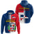 Dominican Republic Dia de la Independencia Hoodie Coat Of Arms And Flag Map - Wonder Print Shop