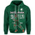 Saudi Arabia Football with Flag Background Hoodie - Wonder Print Shop