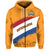 Custom Netherlands Football Flag Style Hoodie - Wonder Print Shop