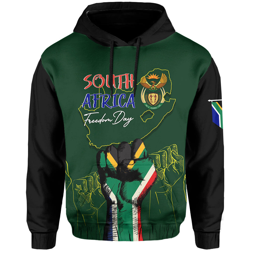 South Africa Freedom Day Hoodie Fist Up Style - Wonder Print Shop